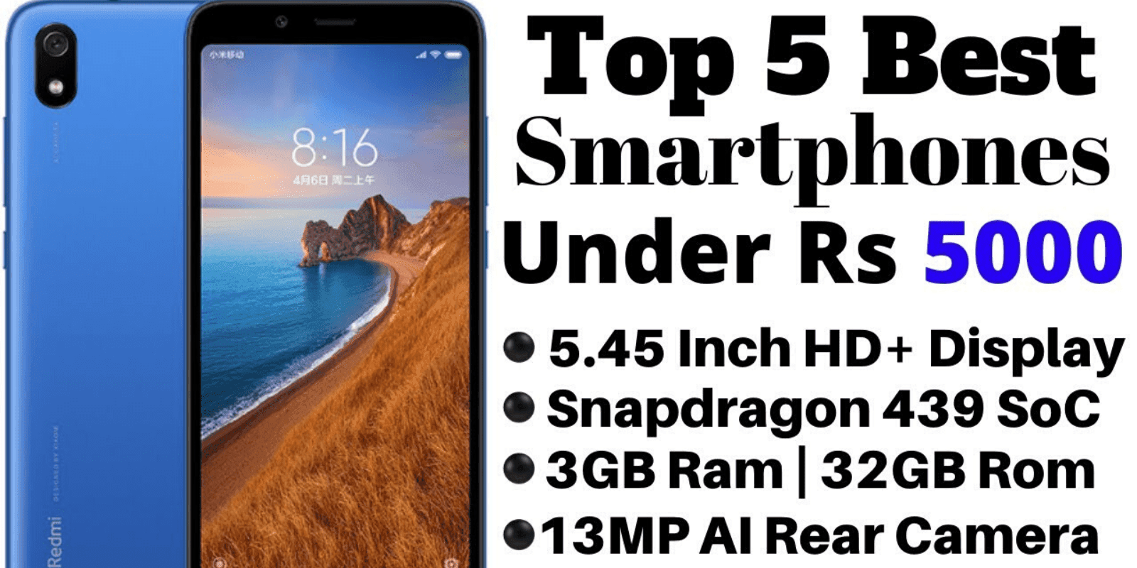 5 Best phones under Rs 5000 to buy in 2020 [June]