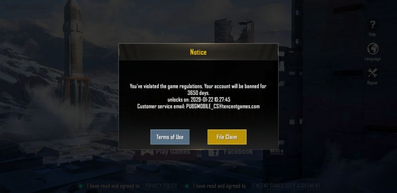 Account Banned for a long time