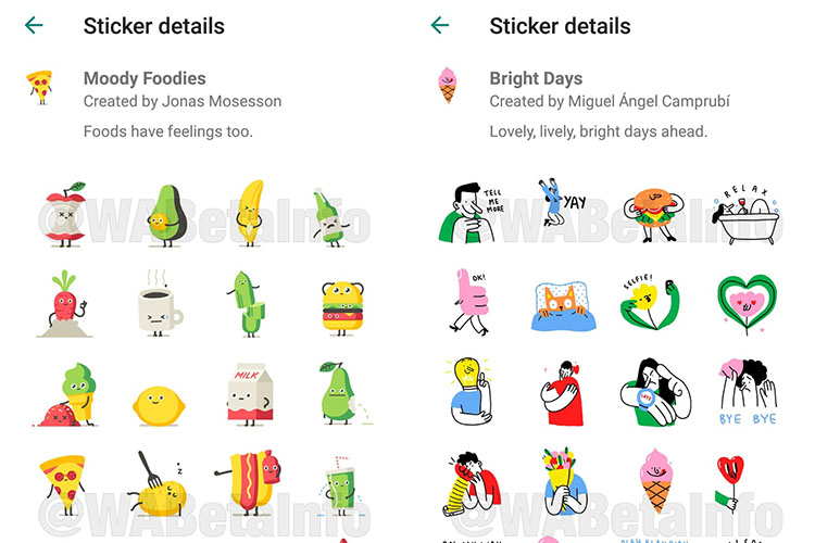 WhatsApp Animated stickers